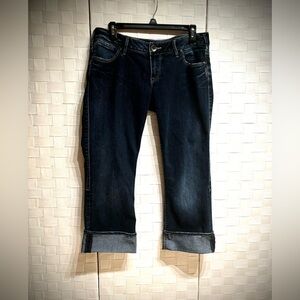 Silver Jeans Dark Blue Ankle & Cropped Women Jeans